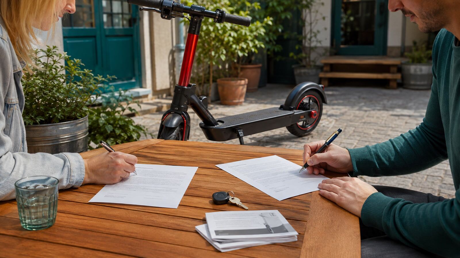 Kaufvertrag E-Scooter mit Muster